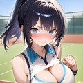 空手家ちゃんテニス始めるってよ【全３枚】 3枚目
