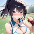 空手家ちゃんテニス始めるってよ【全３枚】 2枚目