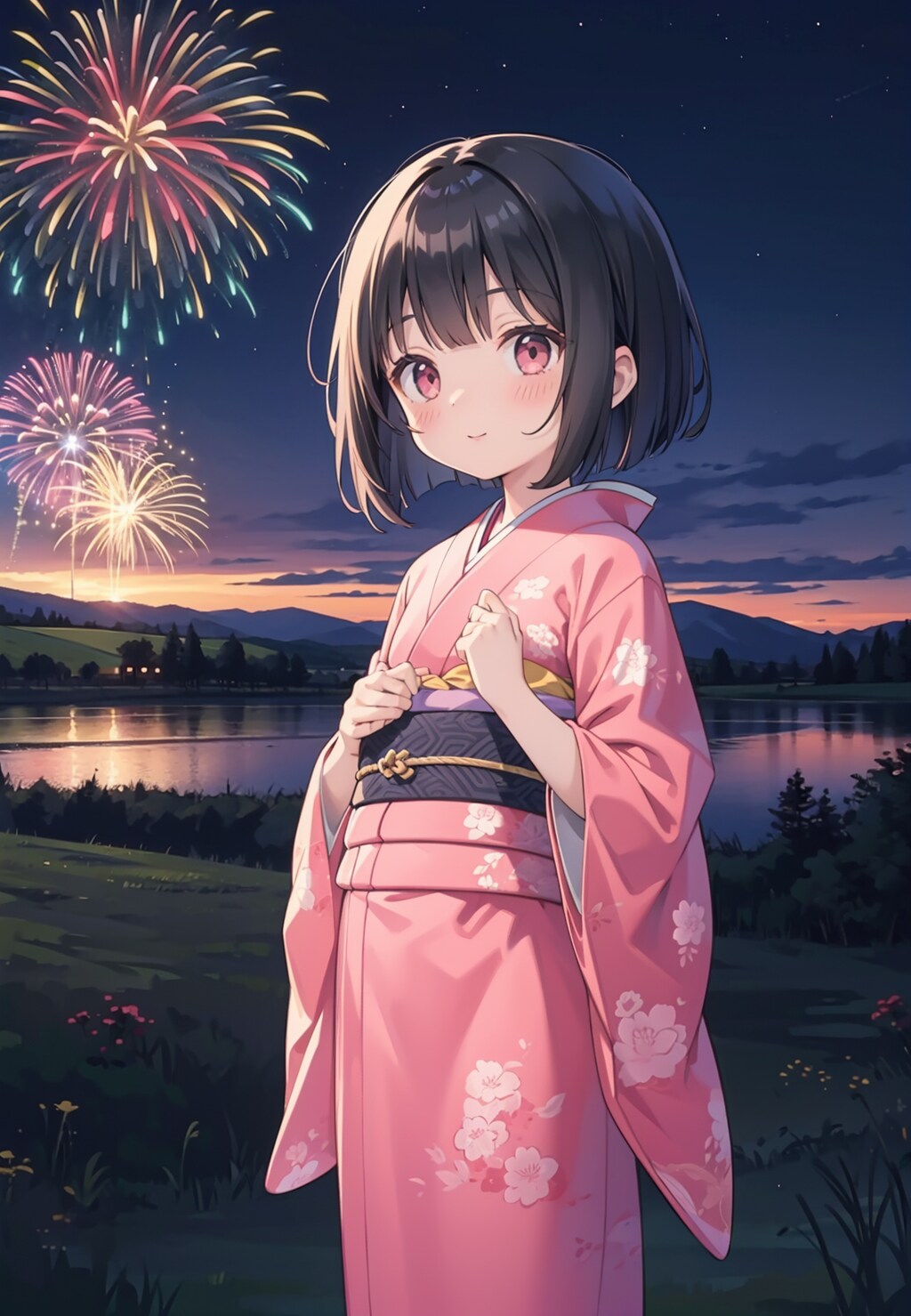 花火大会(田舎)