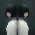 ミステリアスな雰囲気を持つ女の子の瞳 2枚目
