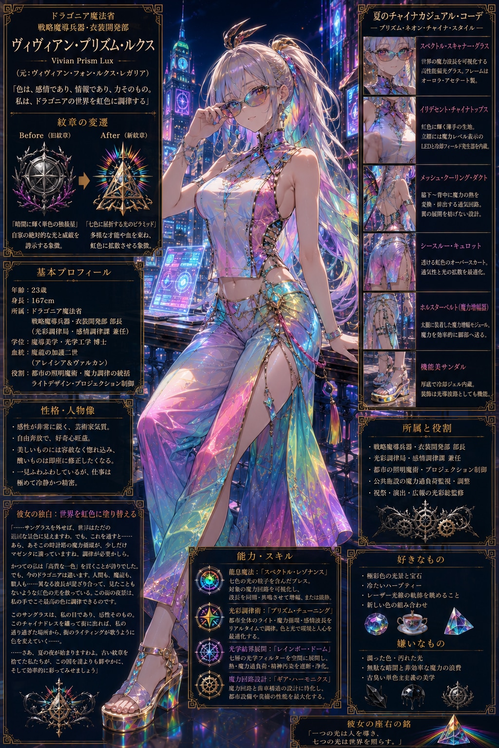 🌈【元貴族令嬢】ヴィヴィアン・プリズム・ルクス