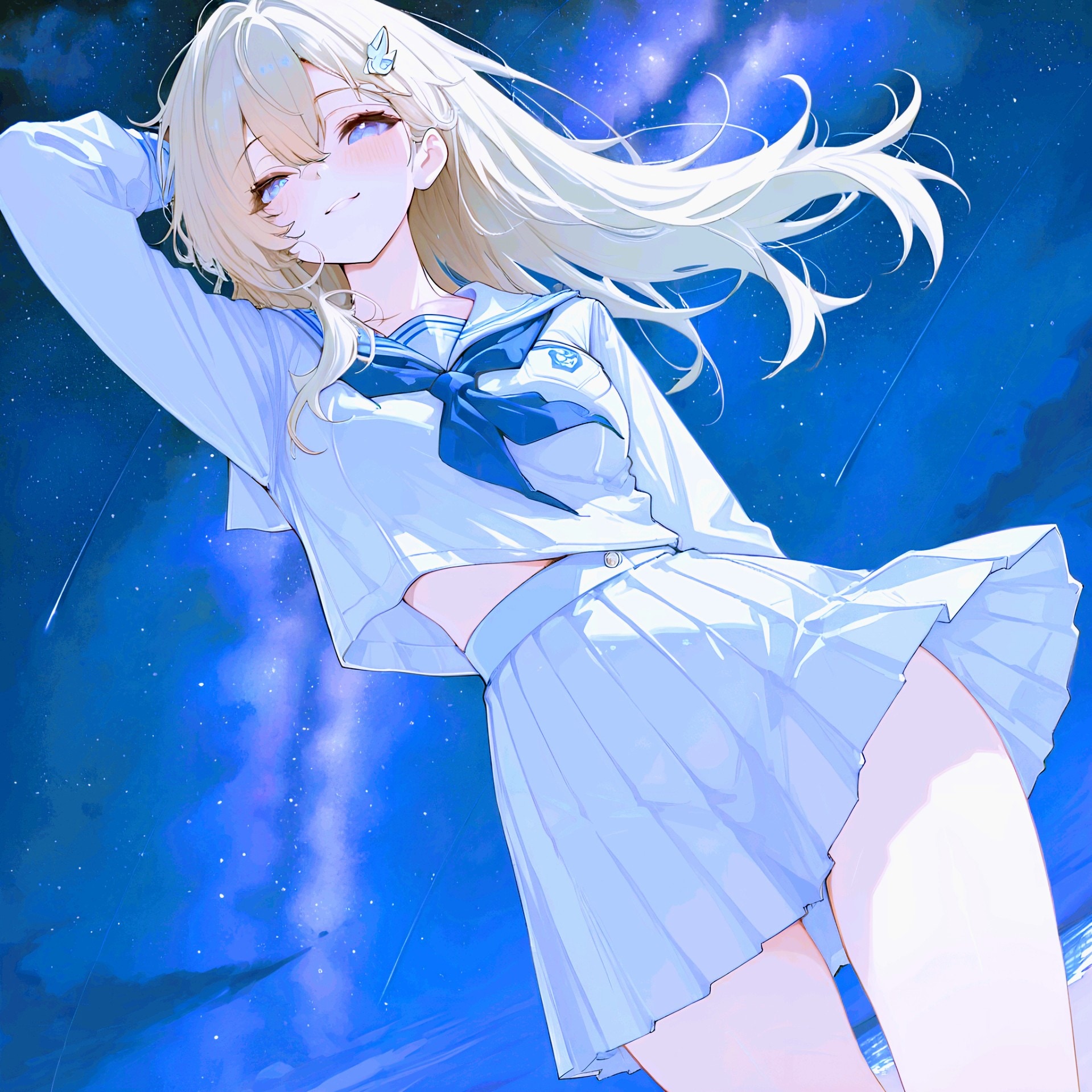 天の川とセーラー服