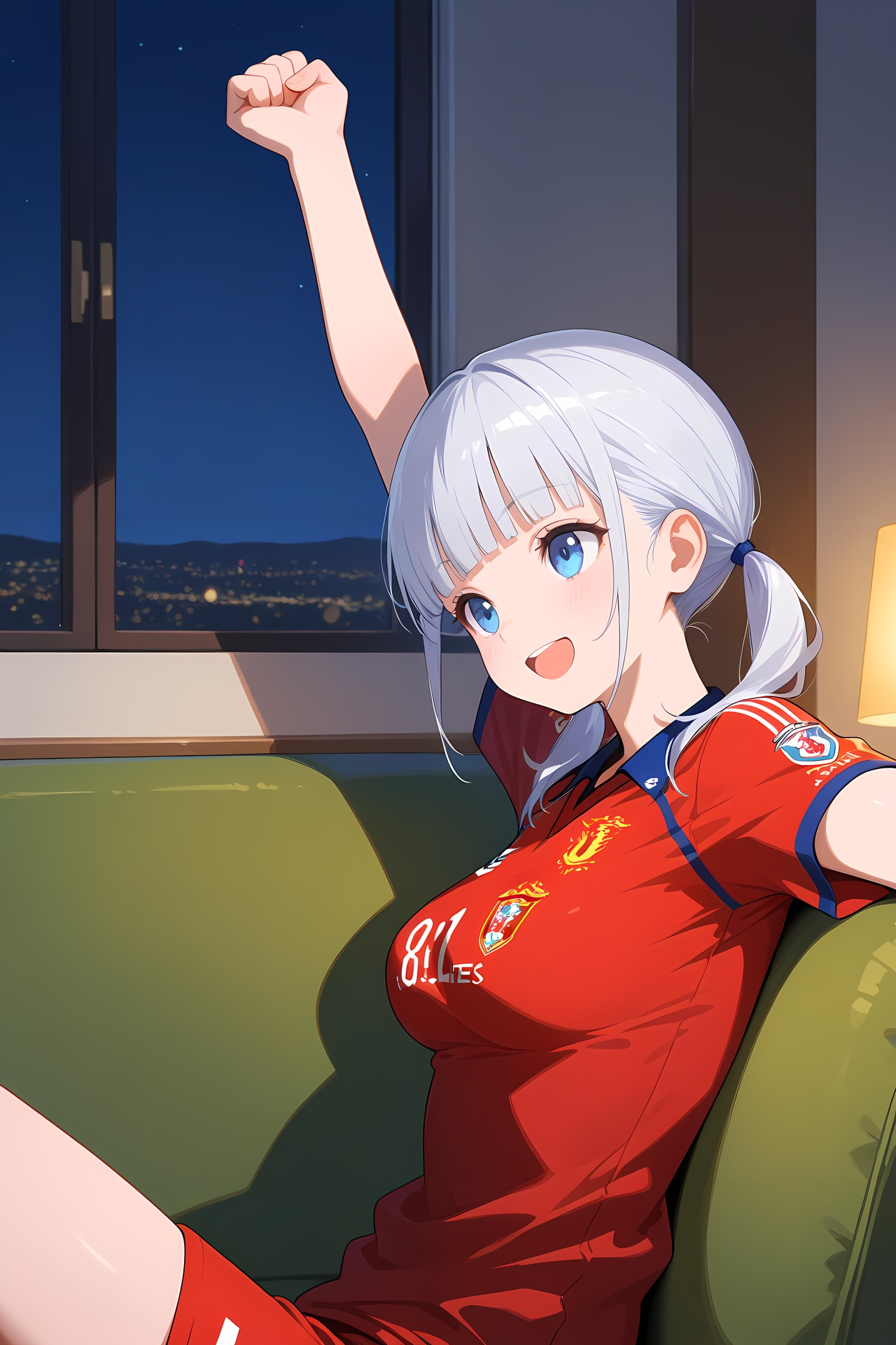 サッカー観戦