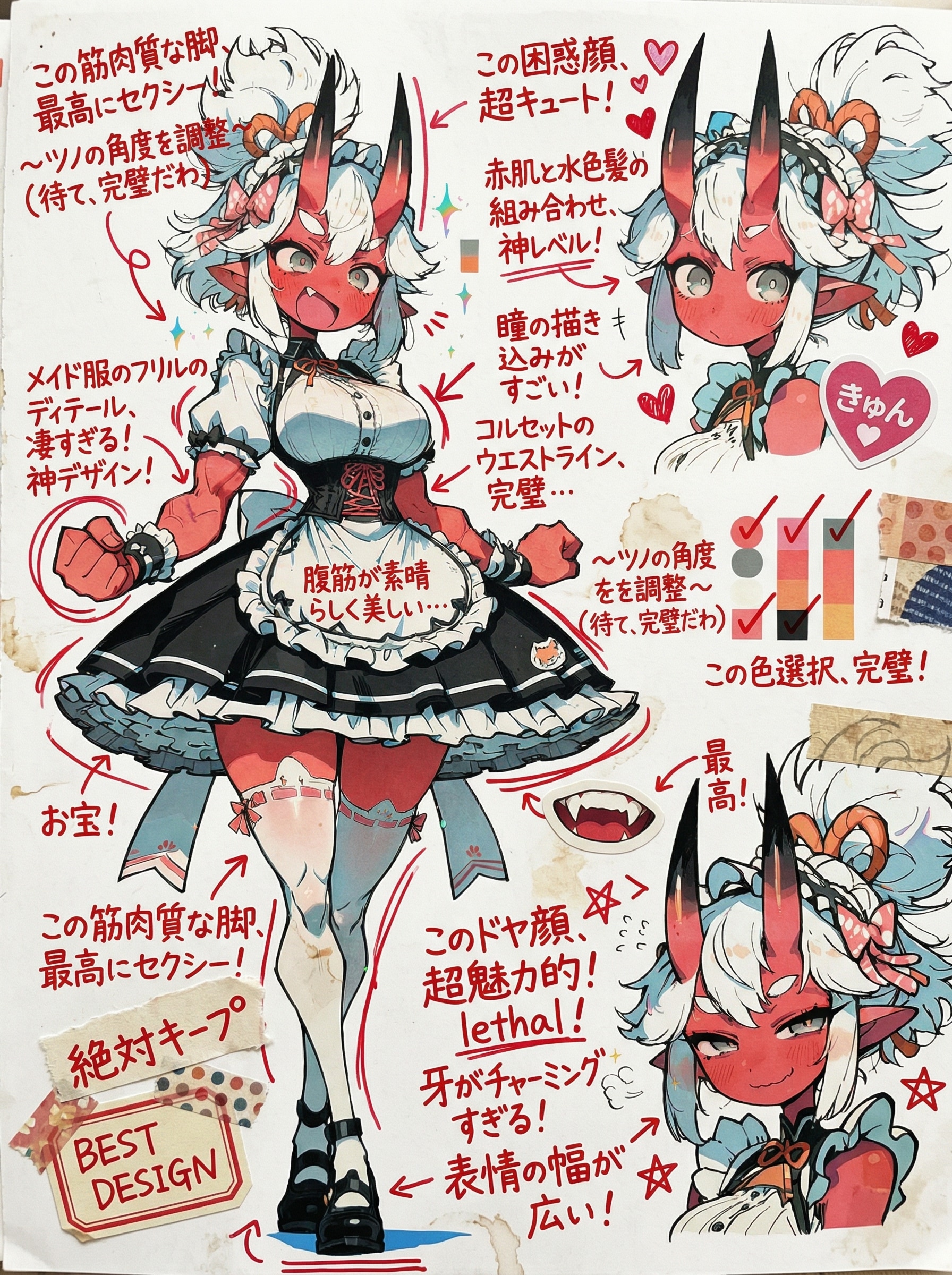 A Fiery Heart in a Frilled Uniform | の人気AIイラスト・グラビア