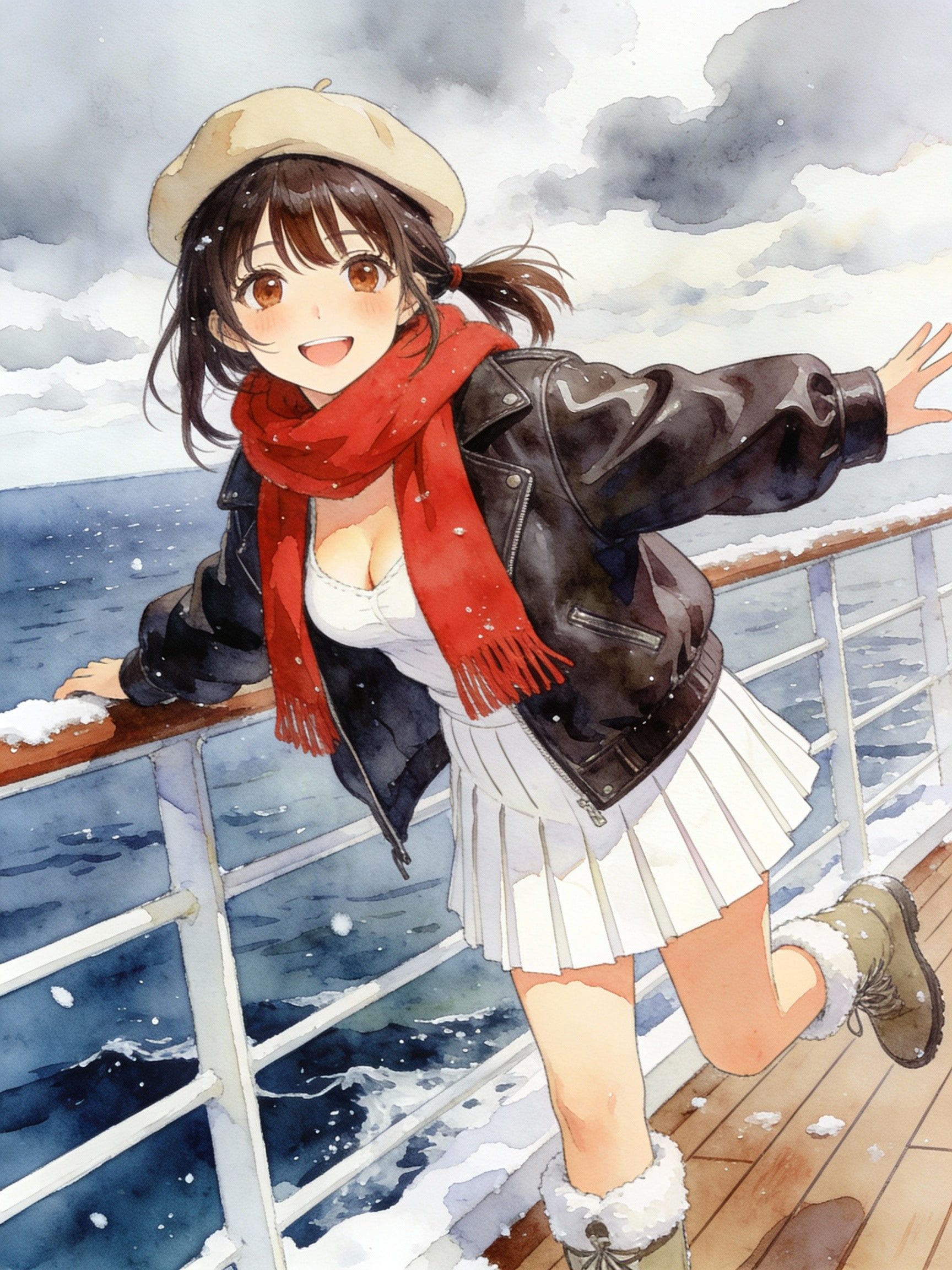 海辺 | の人気AIイラスト・グラビア