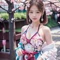 桜の水着少女２ 3枚目