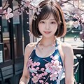 桜の水着少女２ 5枚目
