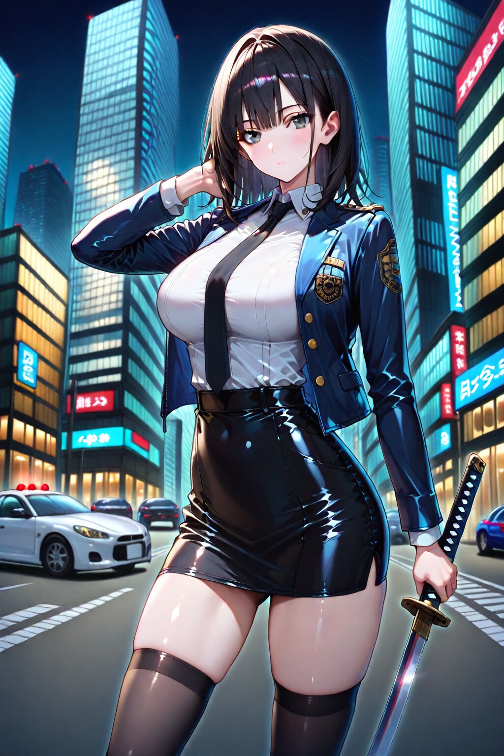 AURA版　某ミュータントハンター風婦警