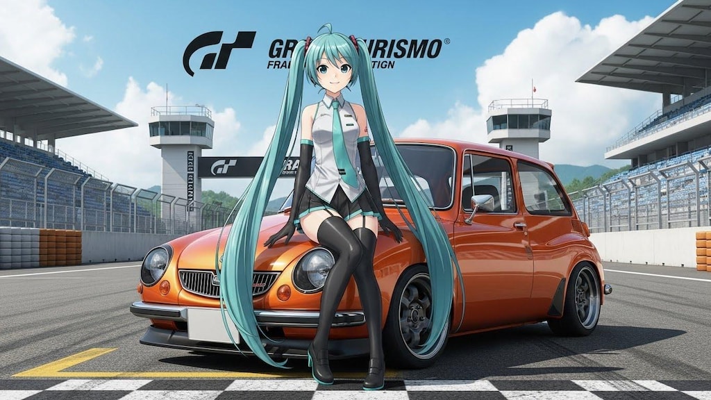 初音ミクとスバル360