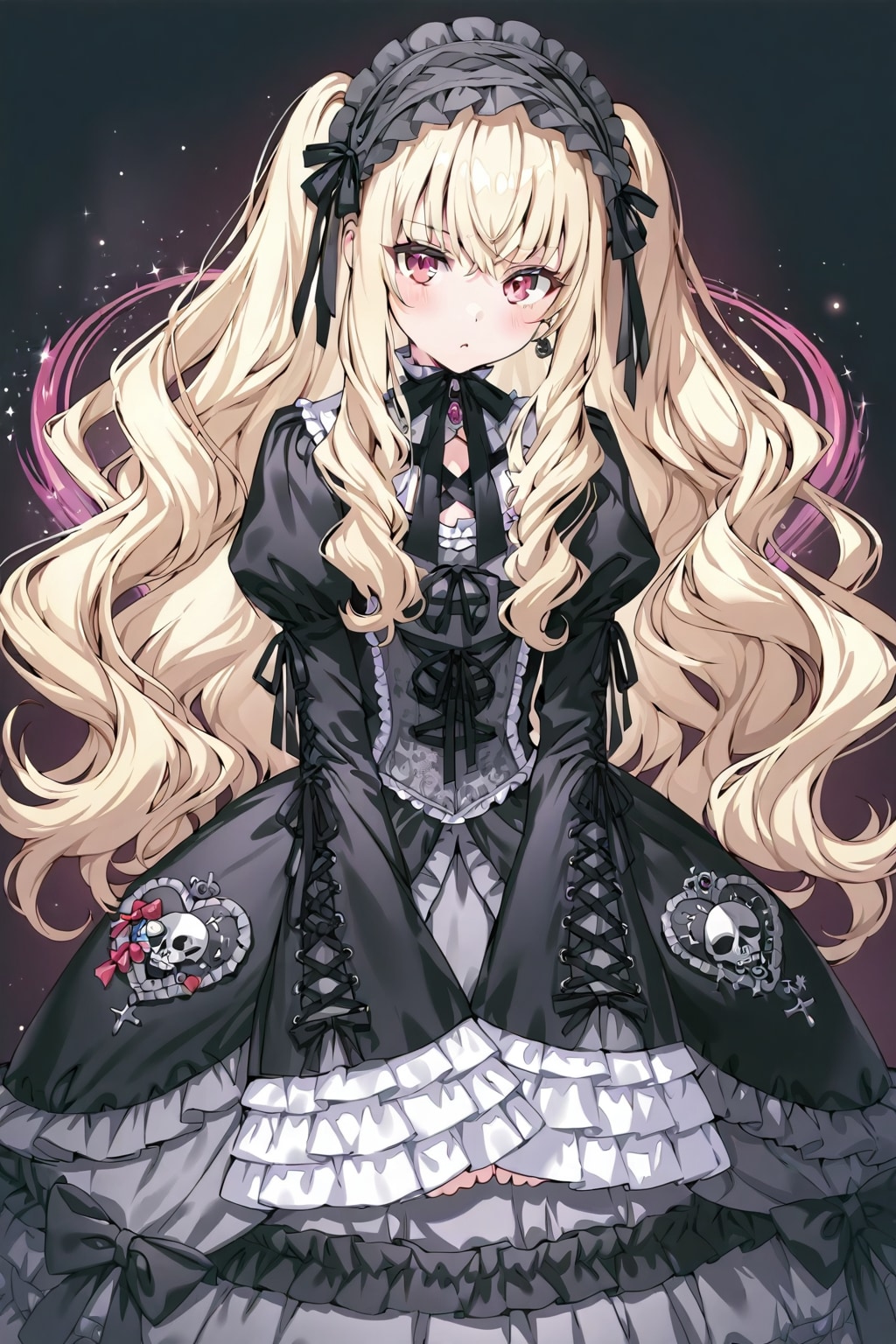 ゴスロリ美少女 | の人気AIイラスト・グラビア