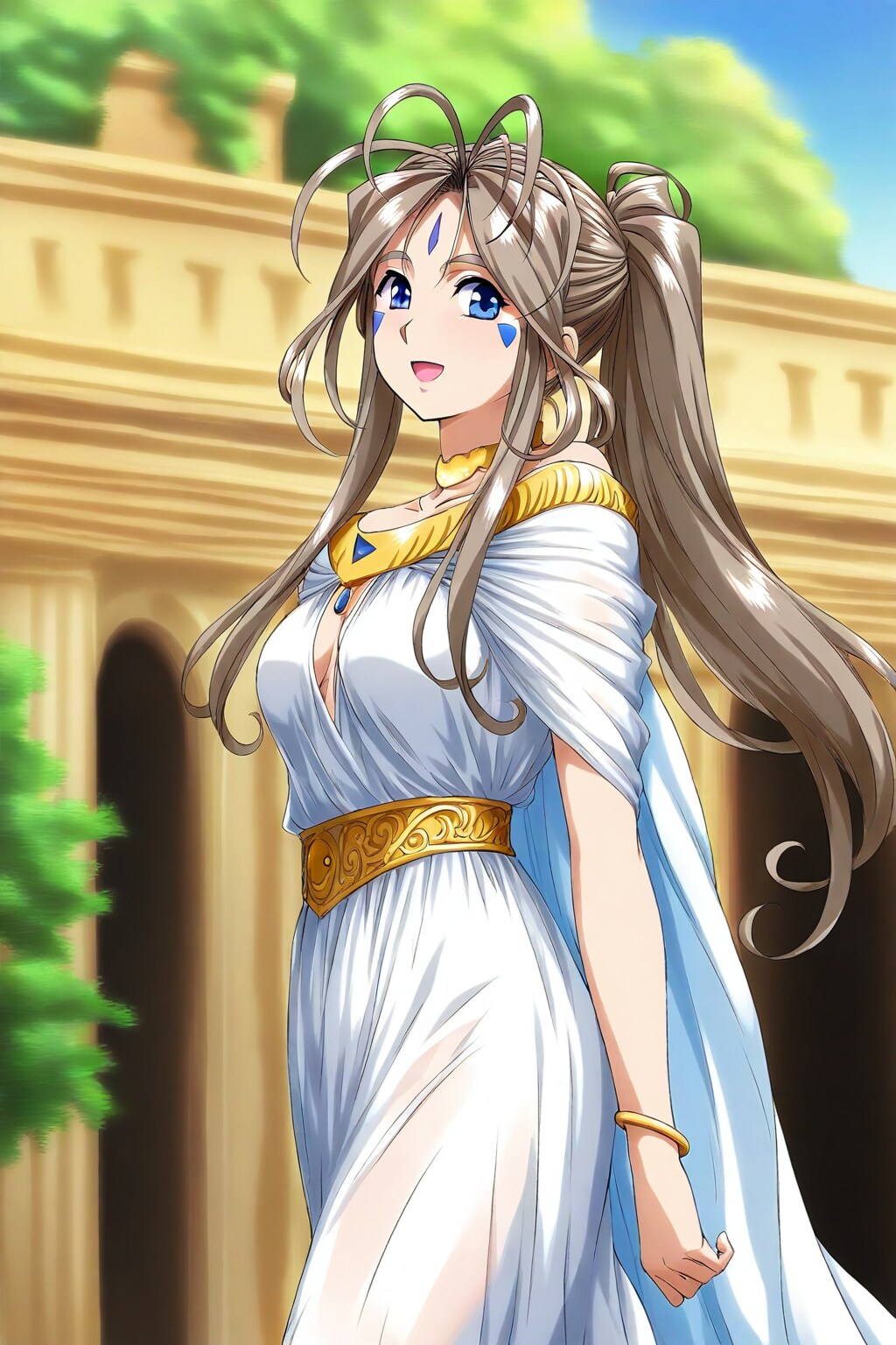 #WAVE 版　古代ギリシアの街中を歩くベルダンディー