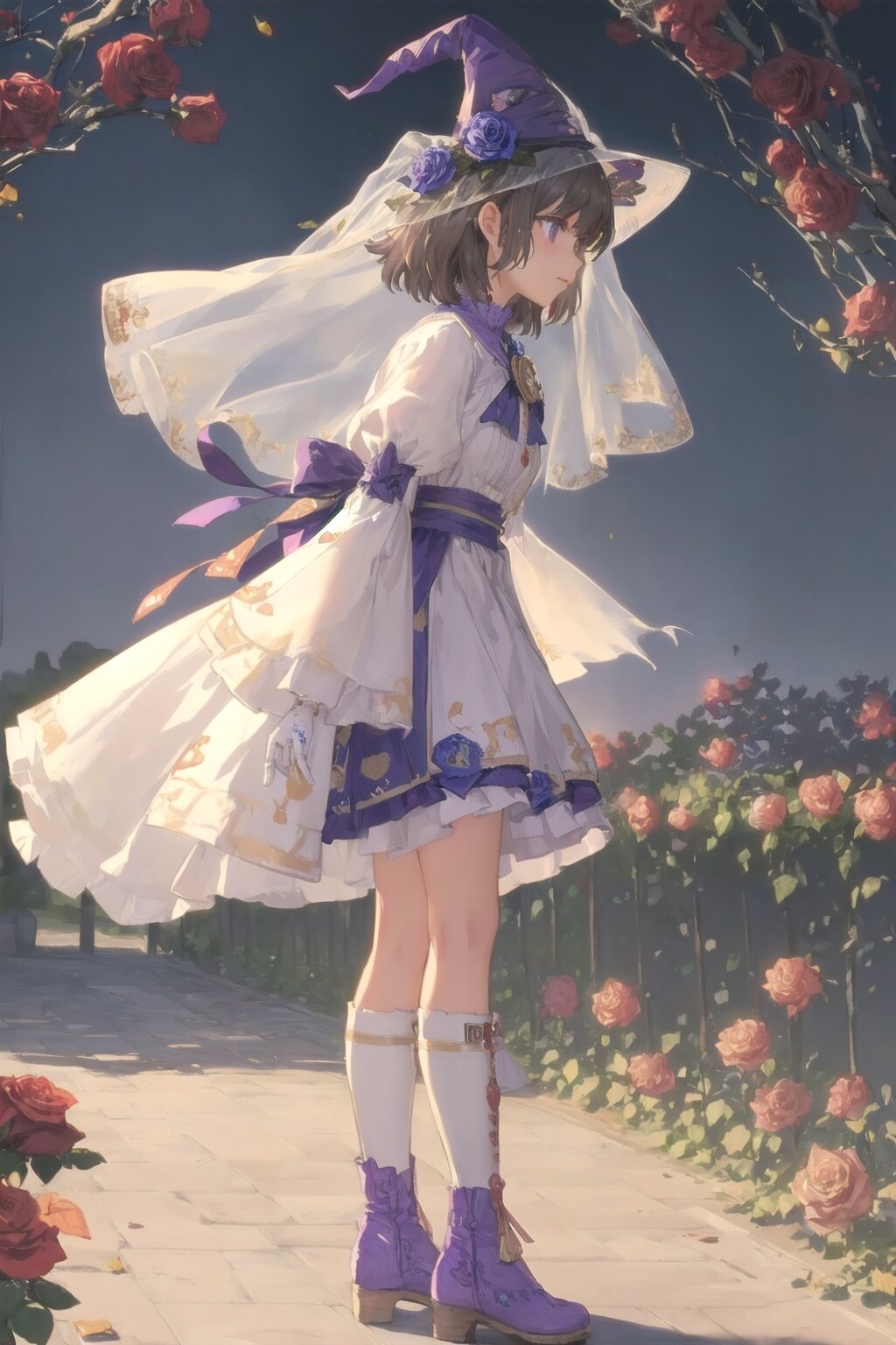 薔薇園の魔女 | の人気AIイラスト・グラビア