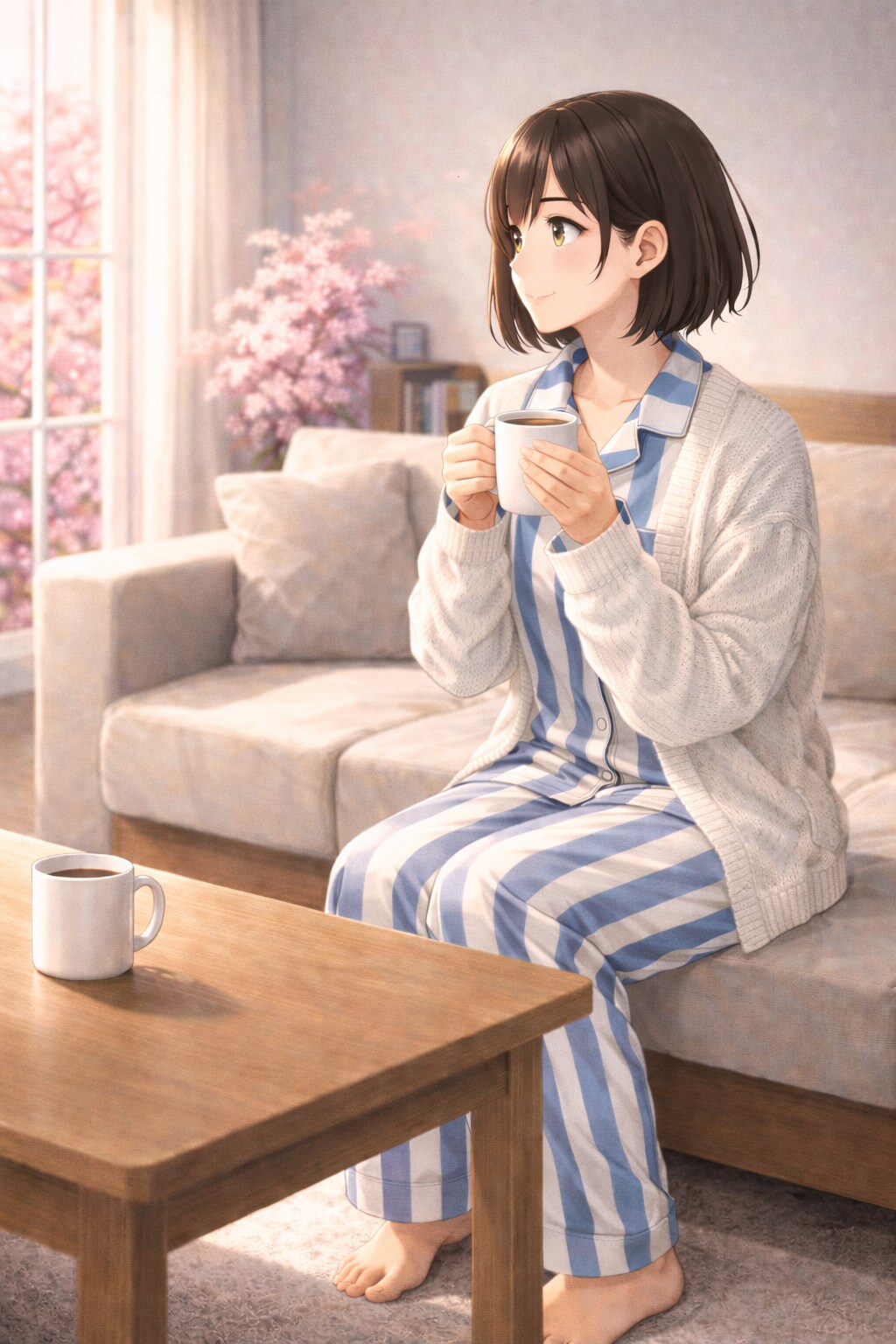 春の遅起きコーヒーブレイク