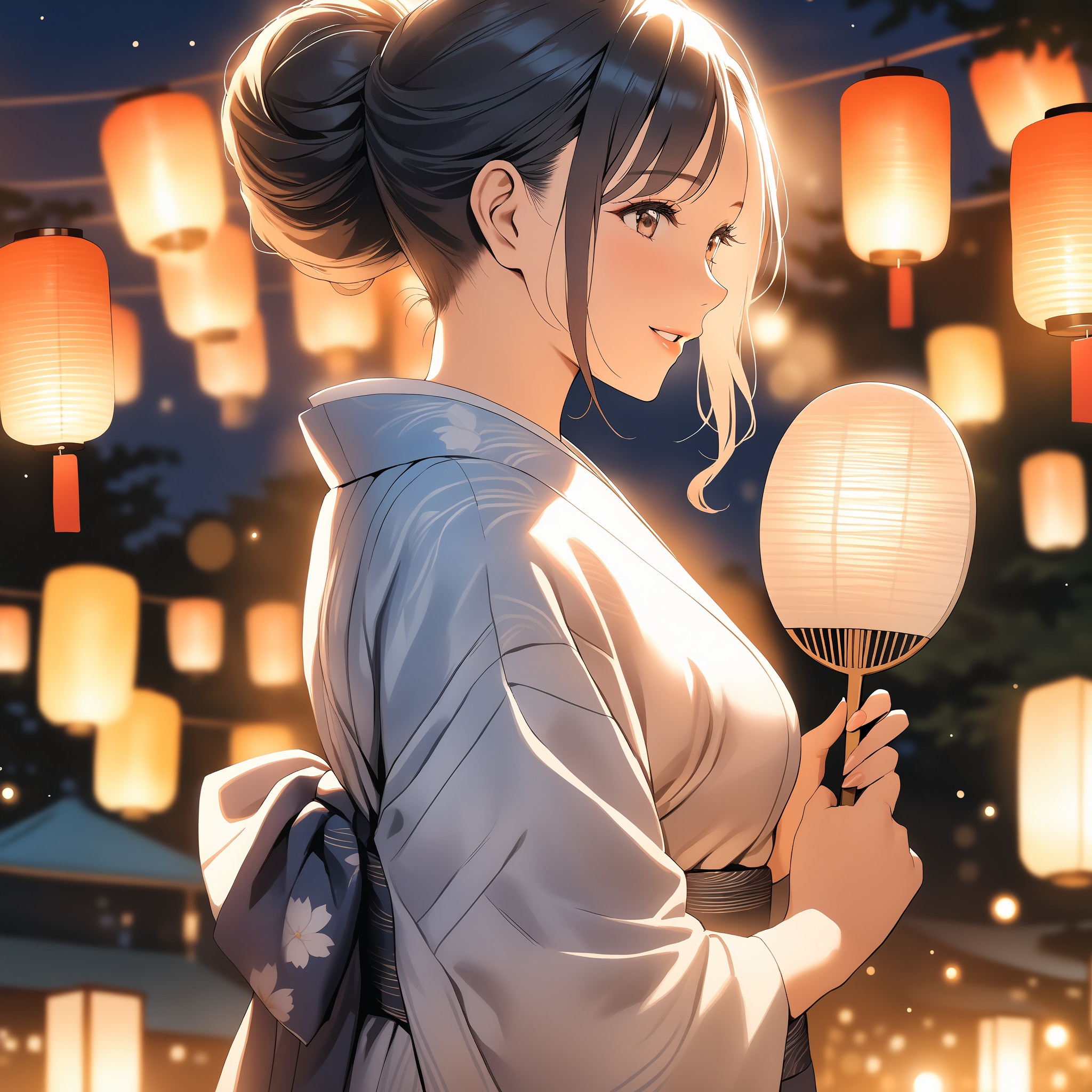 浴衣美人 | の人気AIイラスト・グラビア