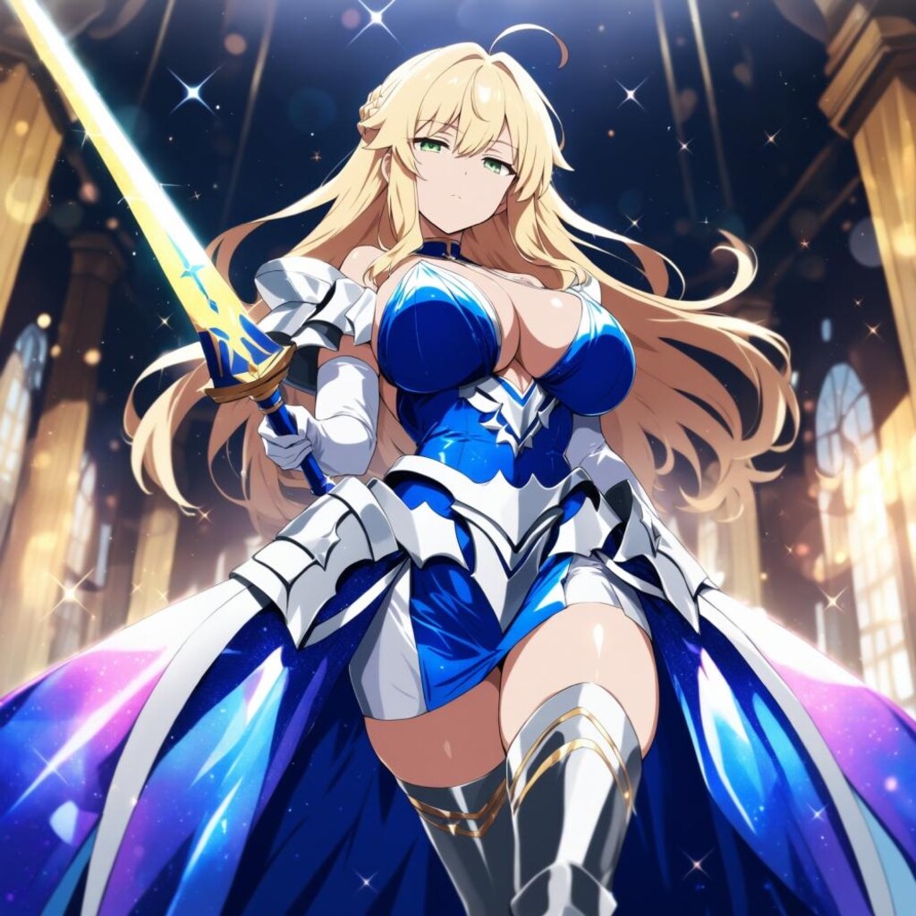 ビニール傘剣のドレスアーマーコスプレ人妻達