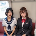 仲良し女子高生 2枚目