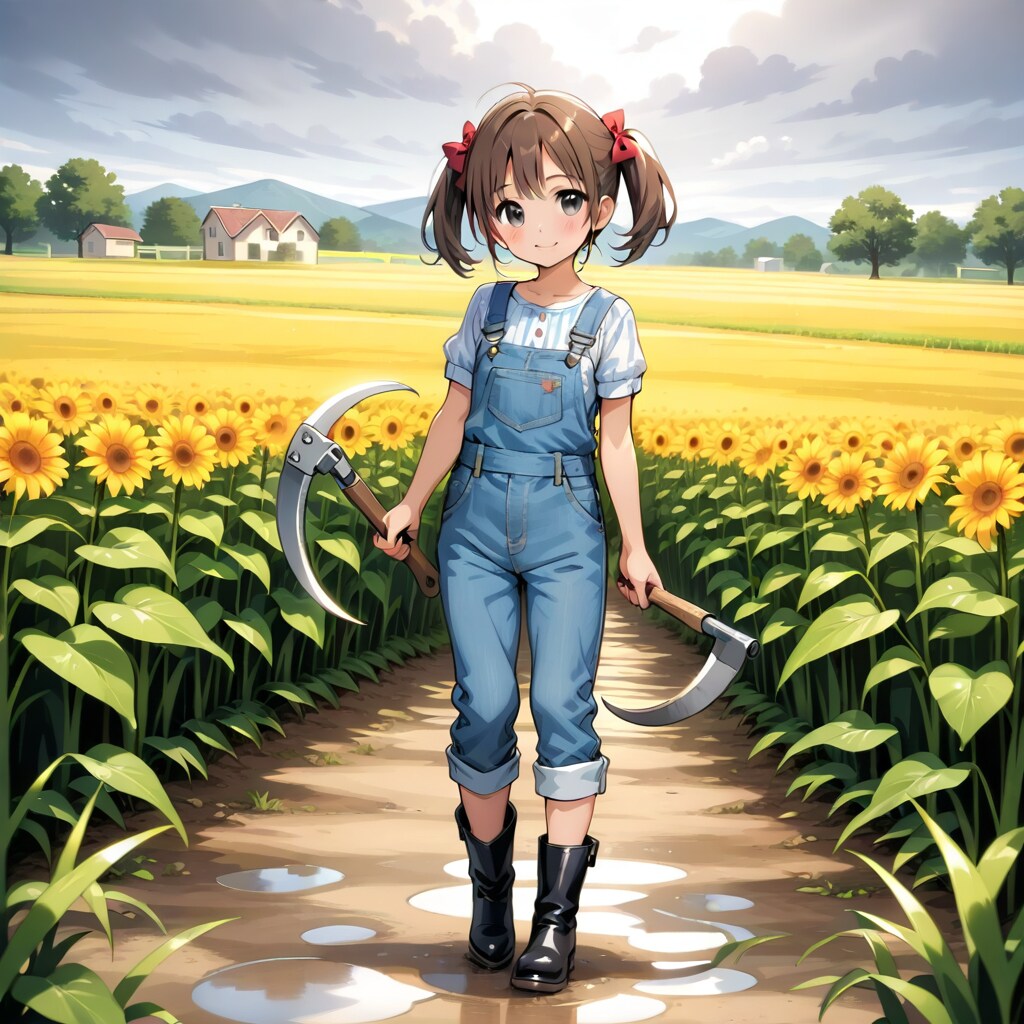 ひまわり畑 | の人気AIイラスト・グラビア