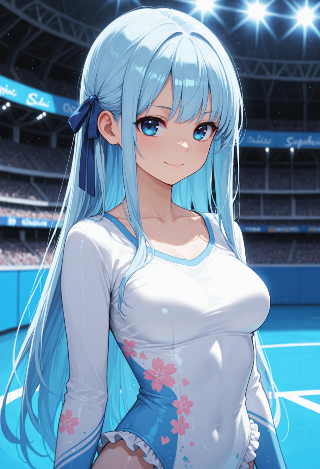 新体操ちちぷい地区大会に出場する優葵ちゃん