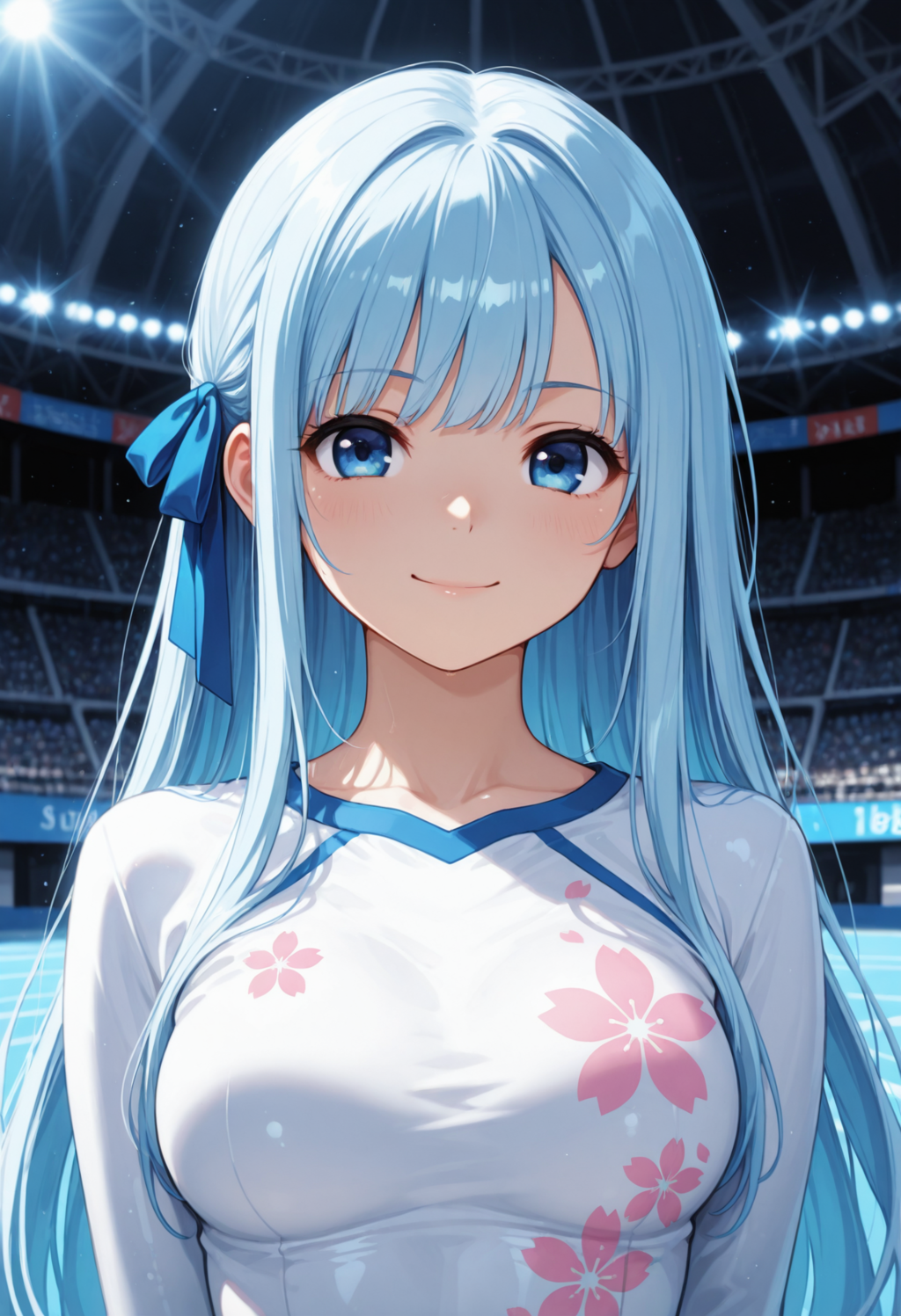 新体操ちちぷい地区大会に出場する優葵ちゃん