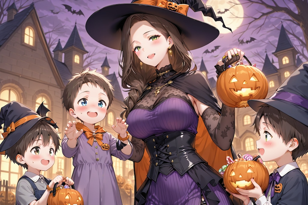 ママとハロウィン