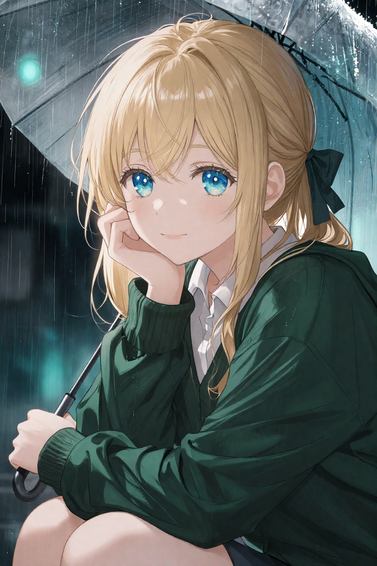 土砂降りだね　帰れないや