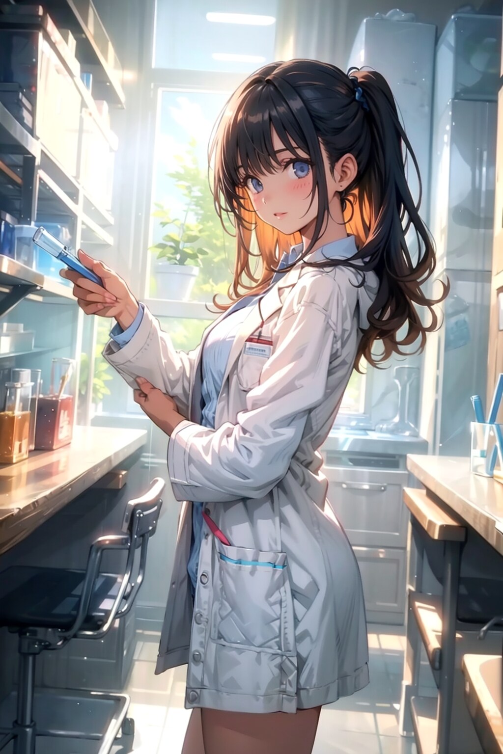 美少女科学者 | の人気AIイラスト・グラビア