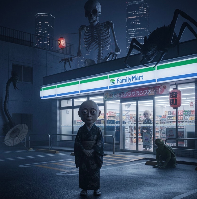 ★コンビニにいる