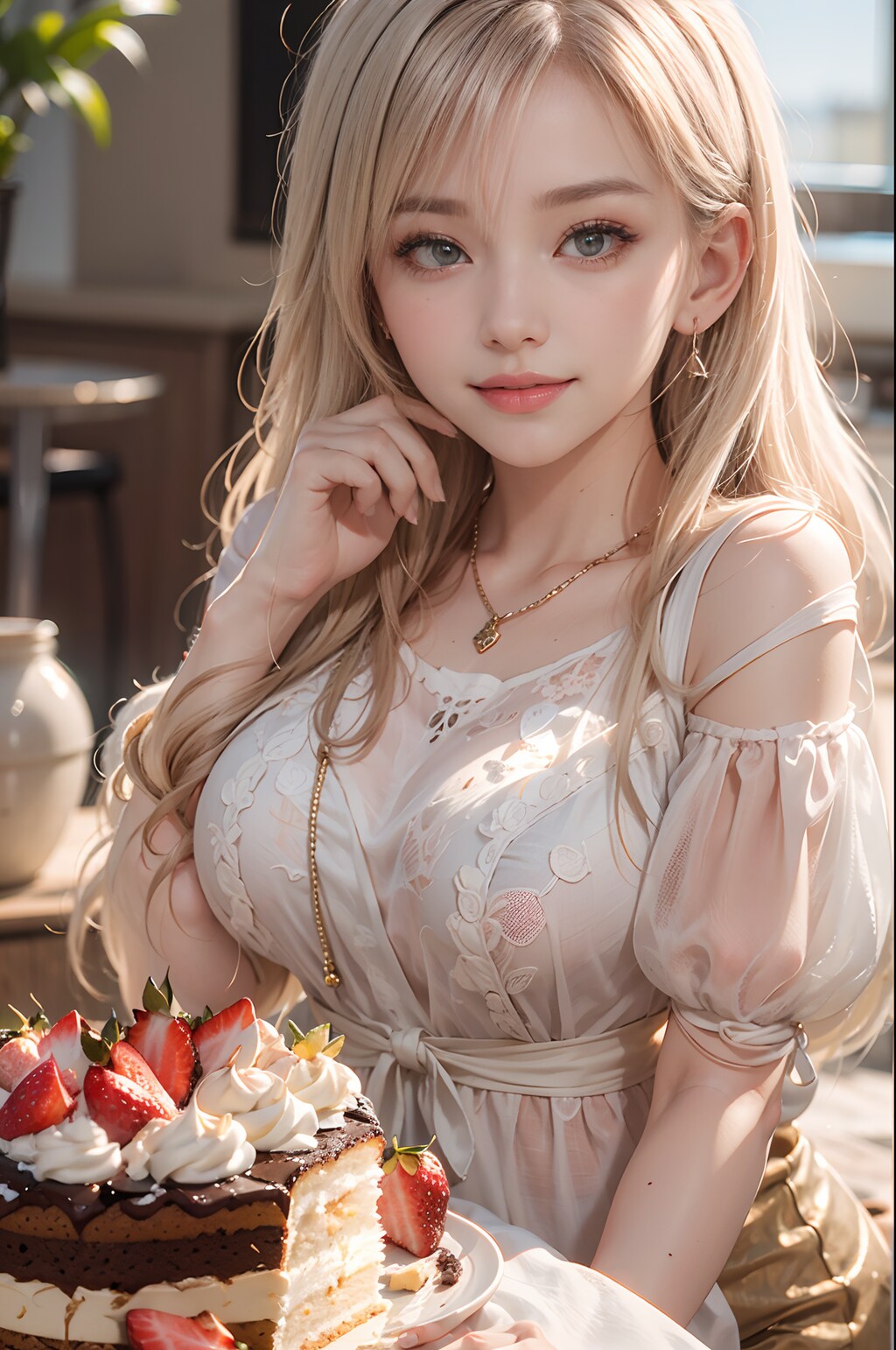 苺のケーキ🍰