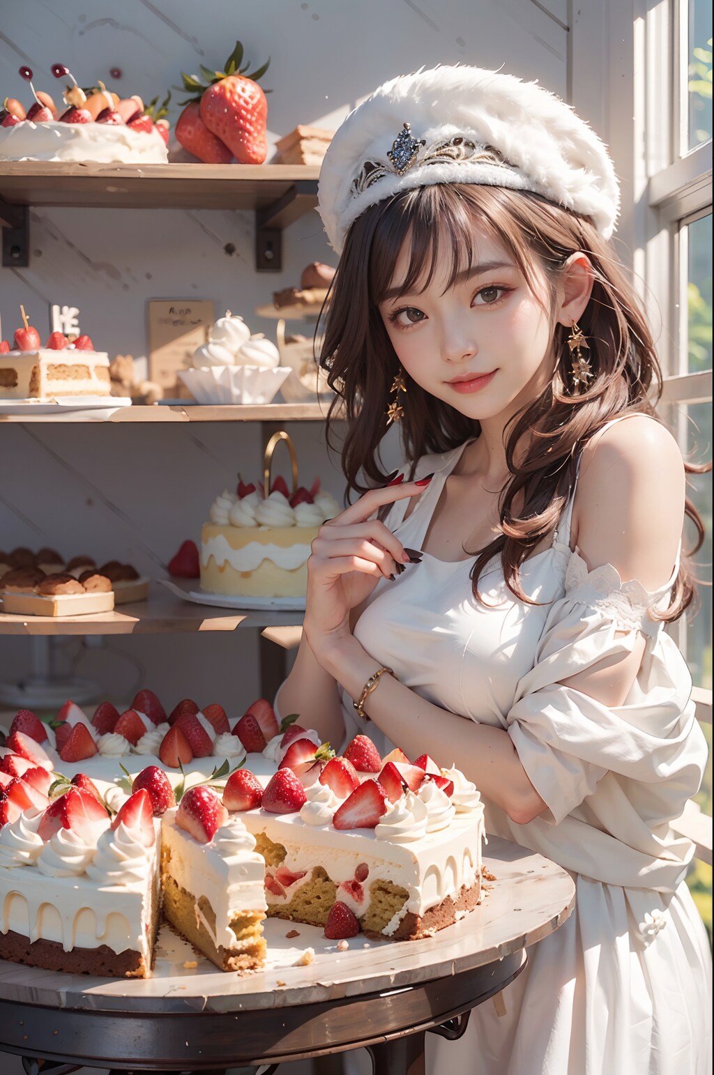 苺のケーキ🍰