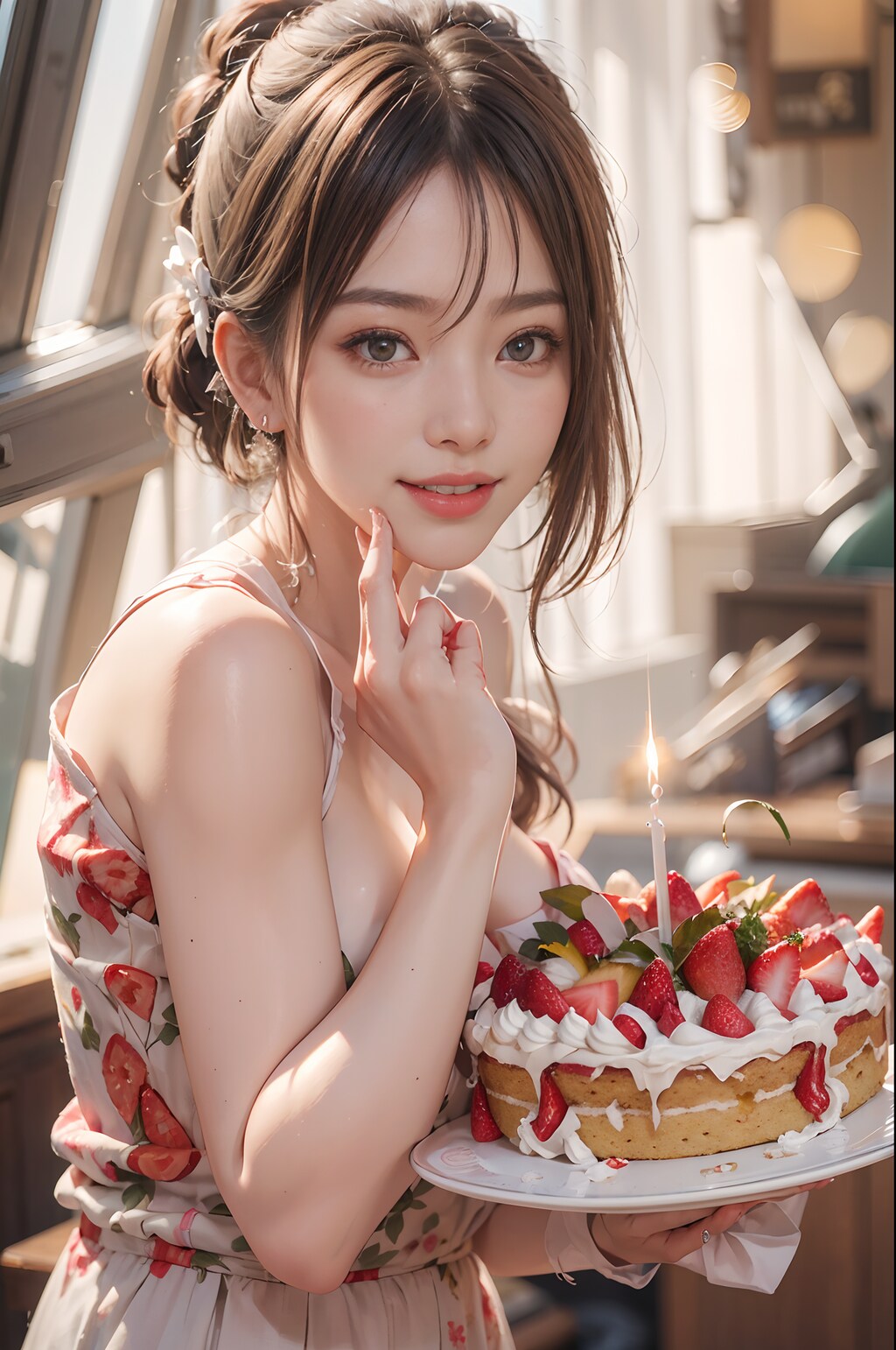苺のケーキ🍰