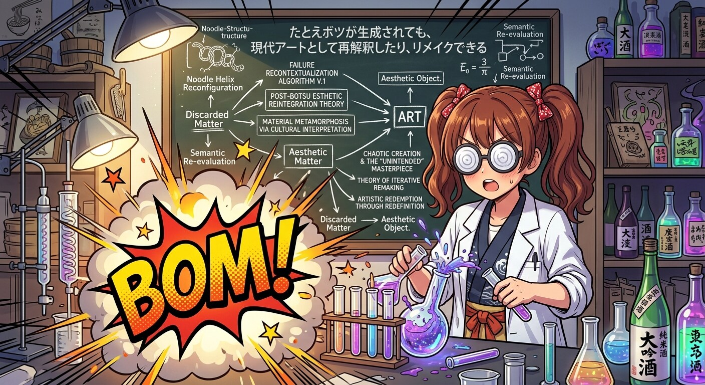 大将、実験中