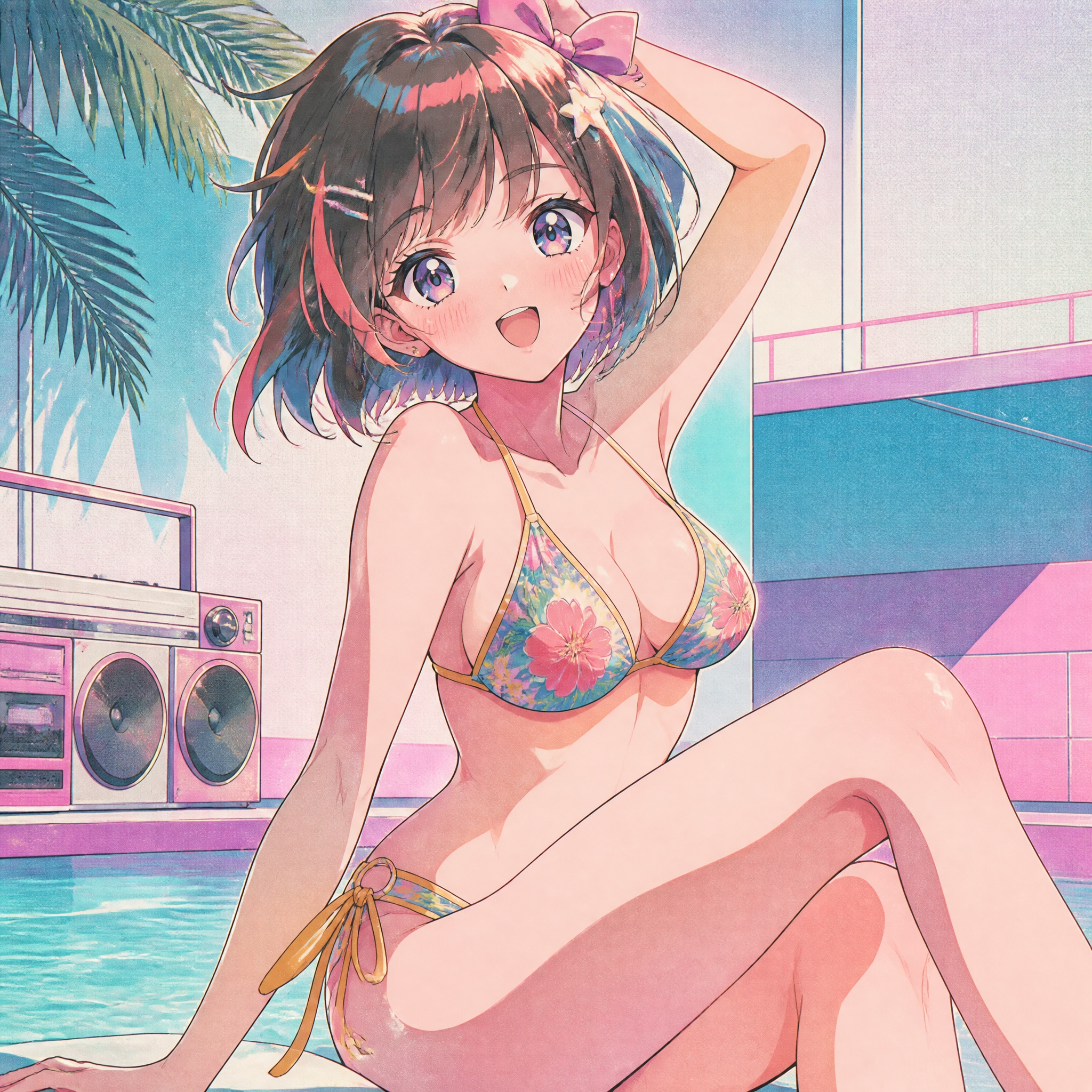 80年代風（３）3時のアイドル　GPTimages2.0