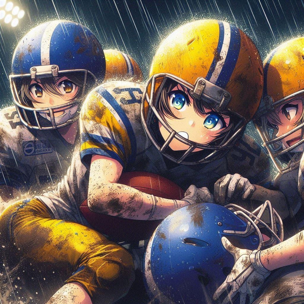 🏈泥まみれの女子アメフト 101