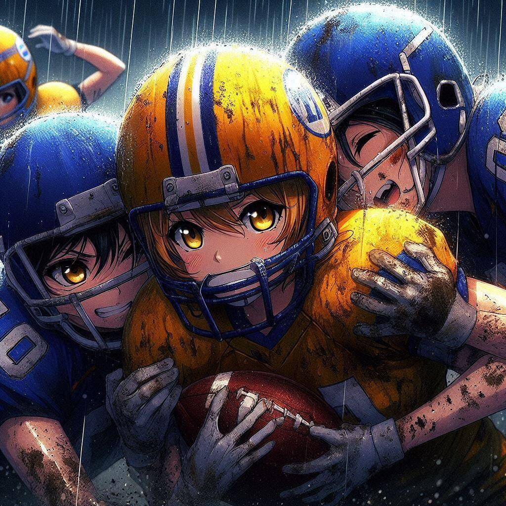 🏈泥まみれの女子アメフト 101