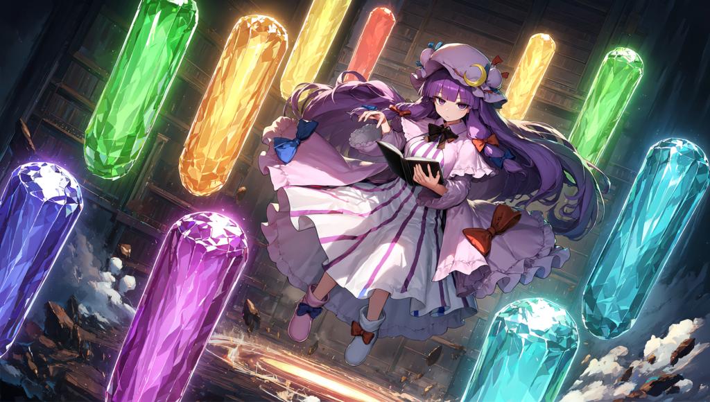 V5　東方　パチュリー　弾幕