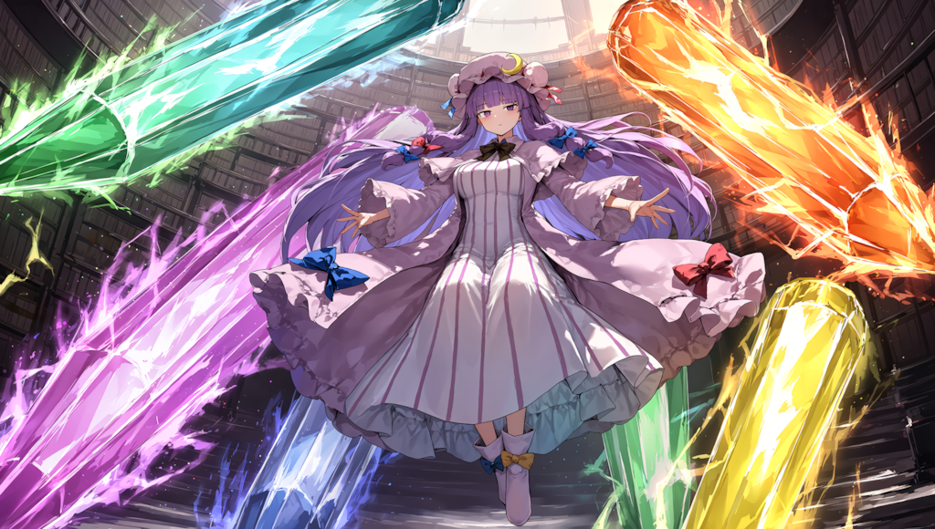 V5　東方　パチュリー　弾幕