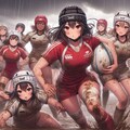 🏉泥まみれの女子ラグビー 123 5枚目