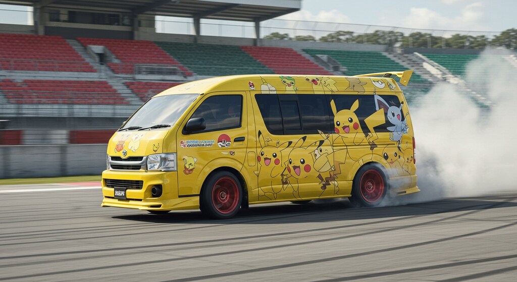 ポケモンハイエースのドリ車　　リメイク版