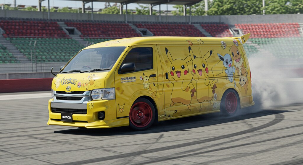 ポケモンハイエースのドリ車　　リメイク版