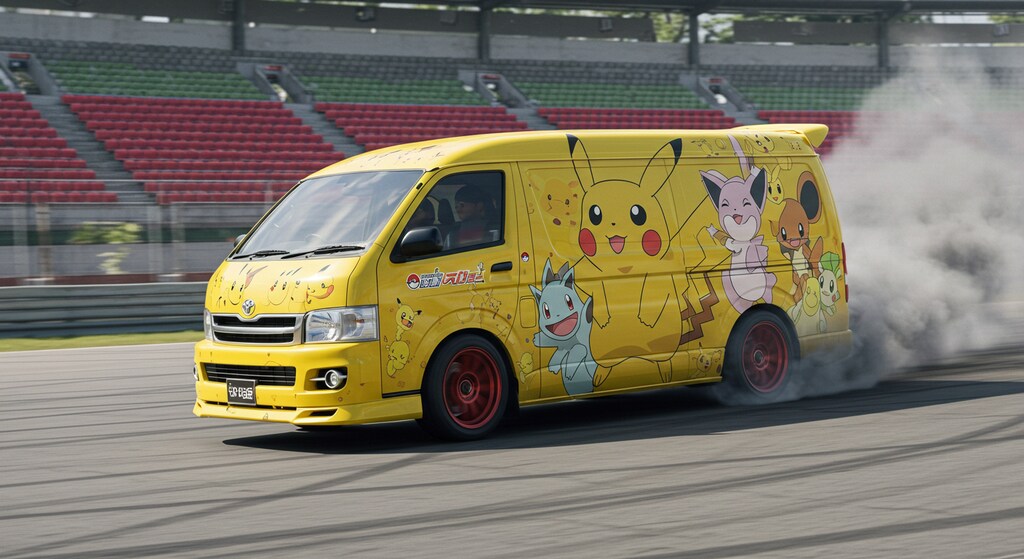 ポケモンハイエースのドリ車　　リメイク版
