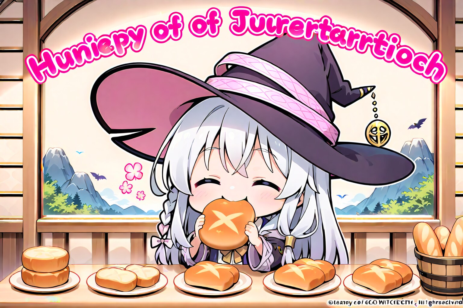 魔女様パンを食べる | の人気AIイラスト・グラビア