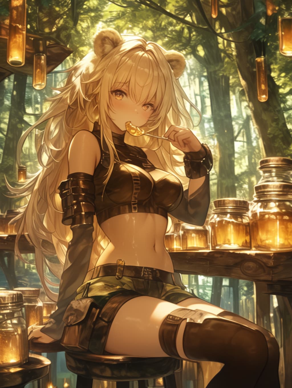 くま娘✖︎はちみつ🐾