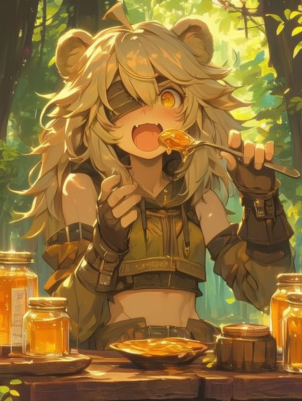 くま娘✖︎はちみつ🐾