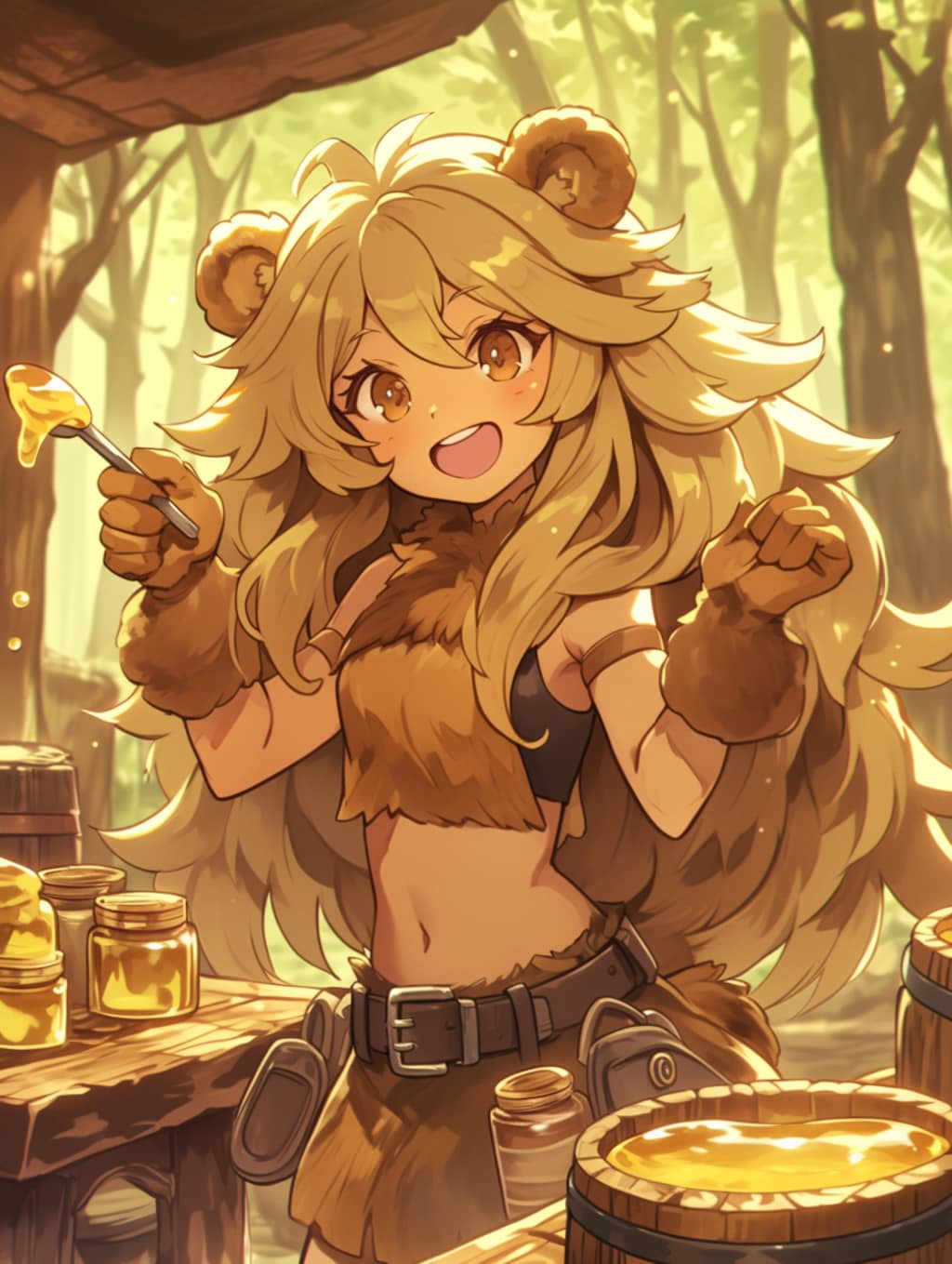 くま娘✖︎はちみつ🐾