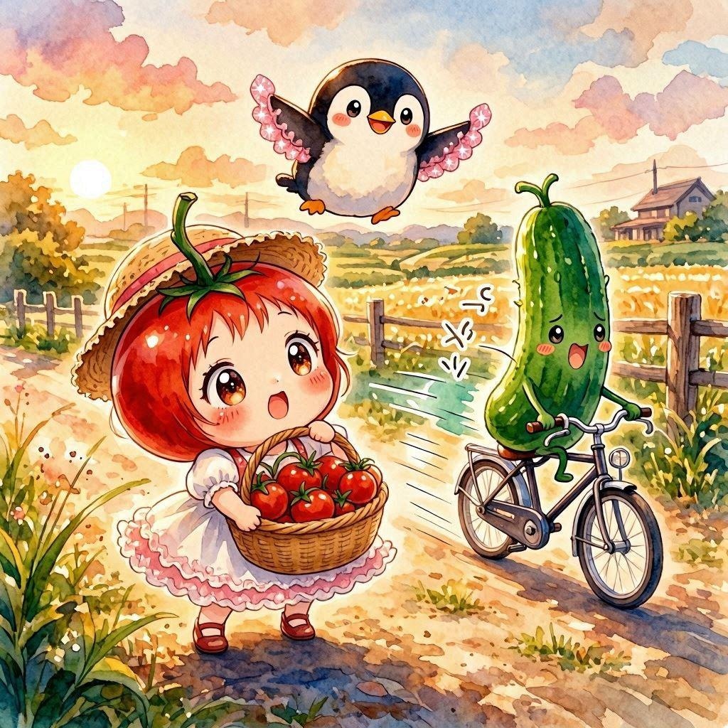 きゅうりさん全力疾走