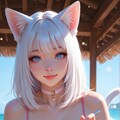 シロとかき氷 5枚目
