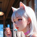 シロとかき氷 7枚目