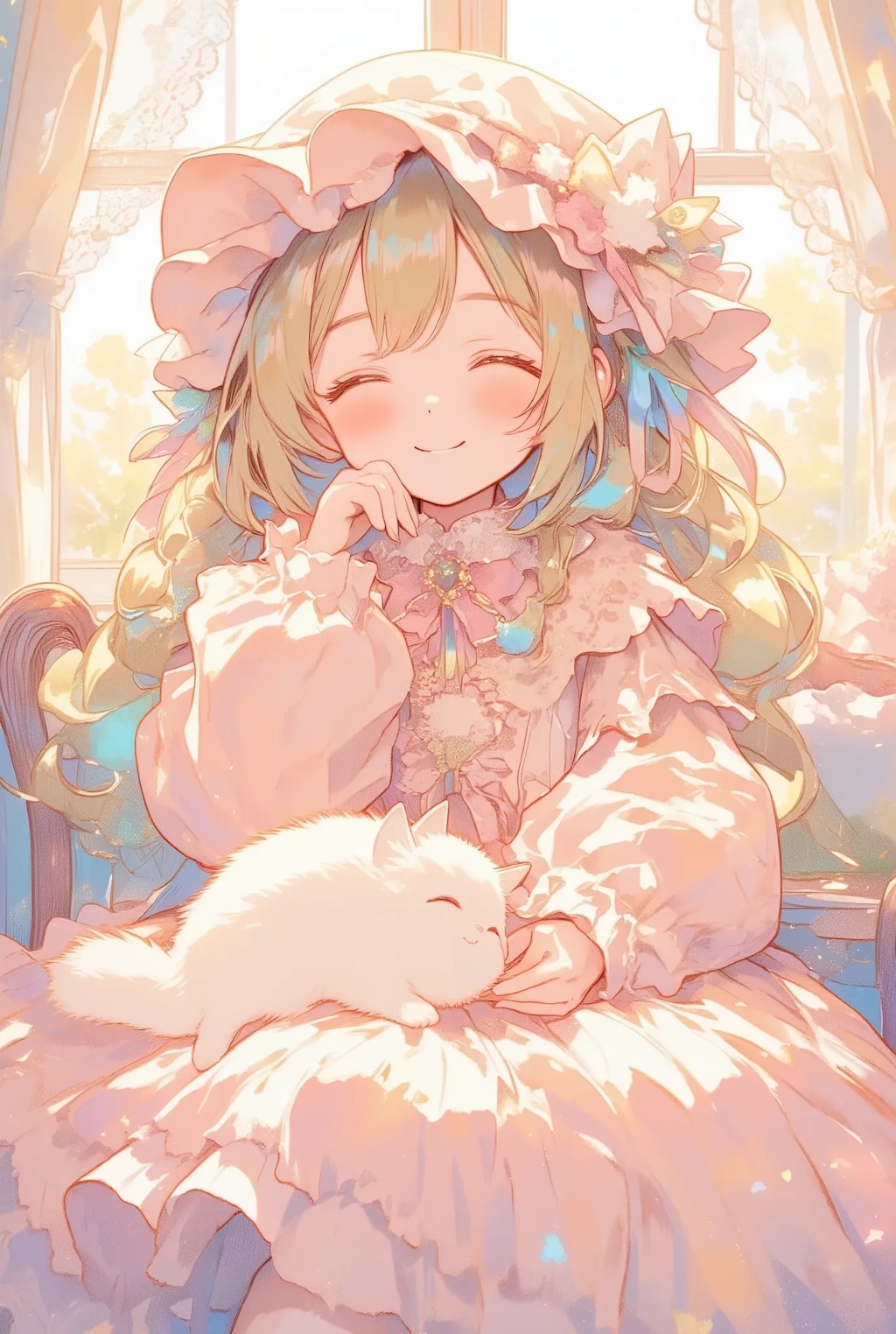 フリフリちゃんとネコちゃん