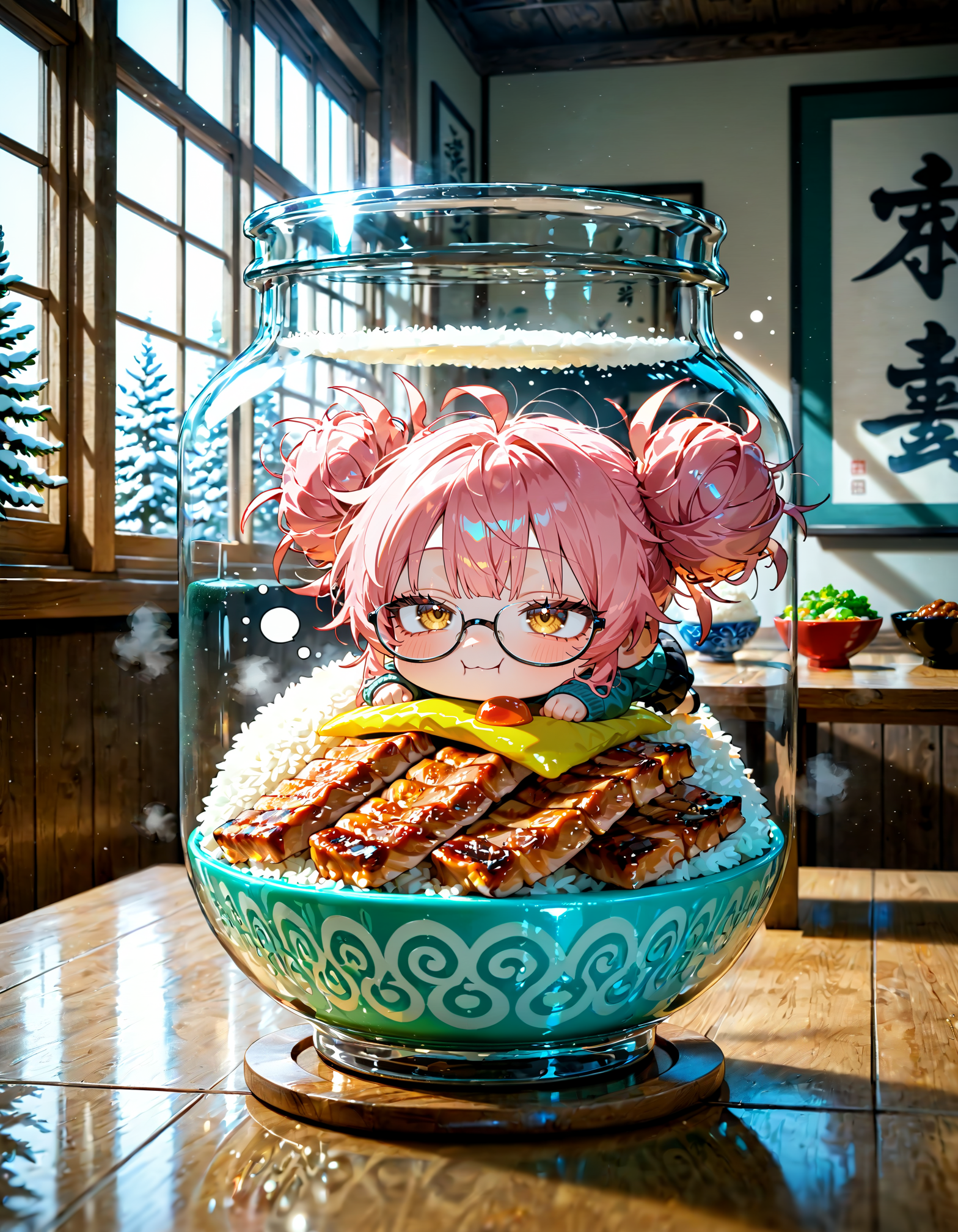 今日は何の日？　豚丼の日 | の人気AIイラスト・グラビア