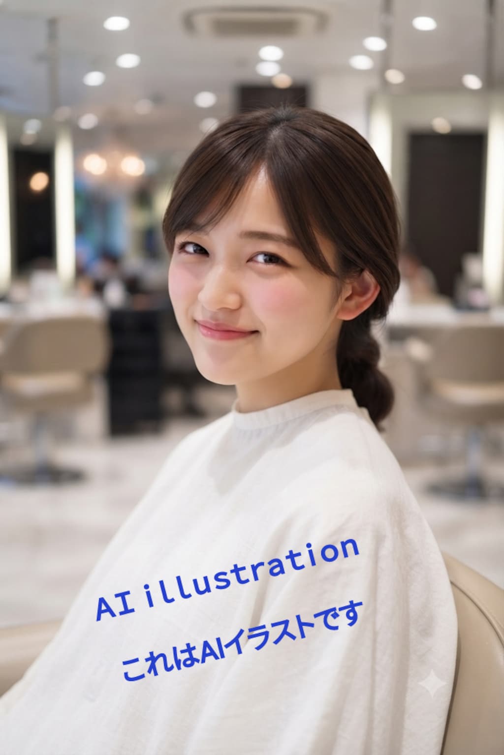 かつての職場の年下の同期の子。  さすがに妄想だけど── もしも、ヘアカットに立ち会えていたら  『ジロジロ見んなよ〜w』と照れ笑いしつつ… 美容師さんに『彼氏さんが最初の一切りを…』と言われると──